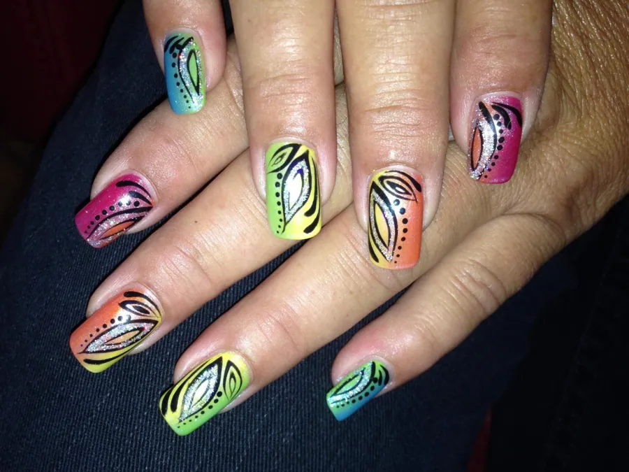 Nageldesign Handgemalt